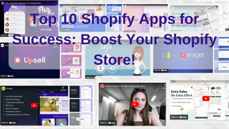 Boost Your Shopify Store: Top 10 Apps for Max Performance!
