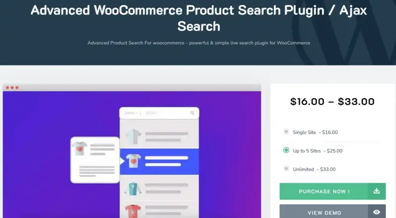 WooCommerce Product Search
