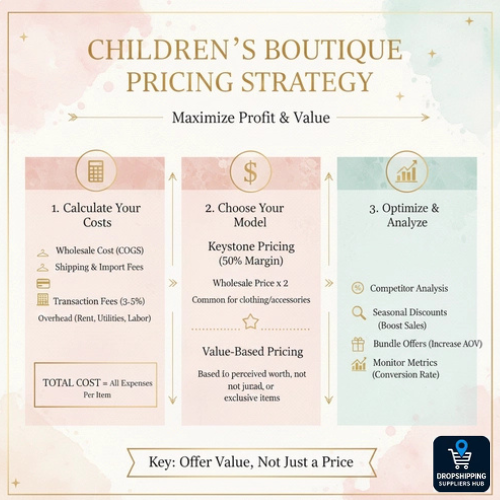pricing strategy for children’s boutique products
