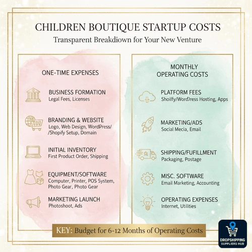children’s boutique startup cost breakdown