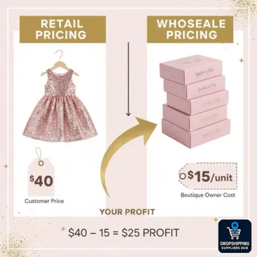 Sparkle In Pink wholesale pricing structure