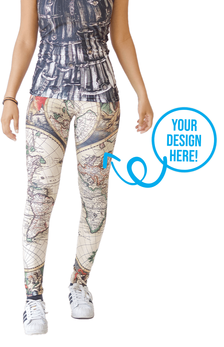 Custom leggings and backpacks print on demand