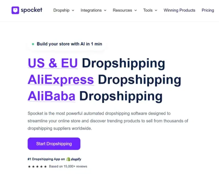 Spocket Dropshippingsuppliershub